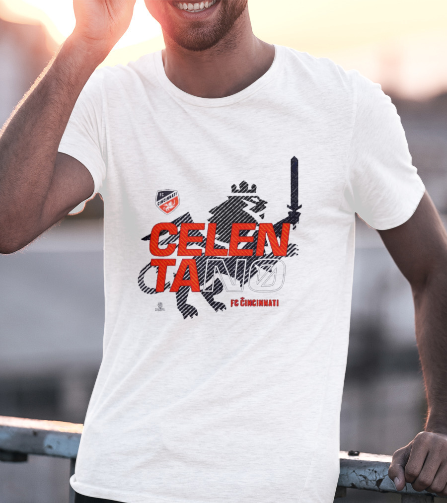 Celentano FC Cincinnati Lion Shield T-Shirt