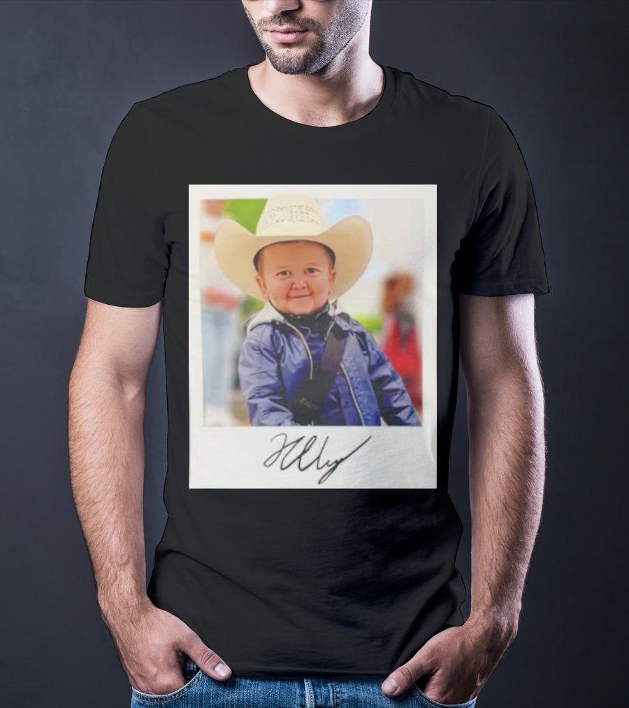 Hasbulla Magomedov Cowboy Polaroid Signature Image T-Shirt