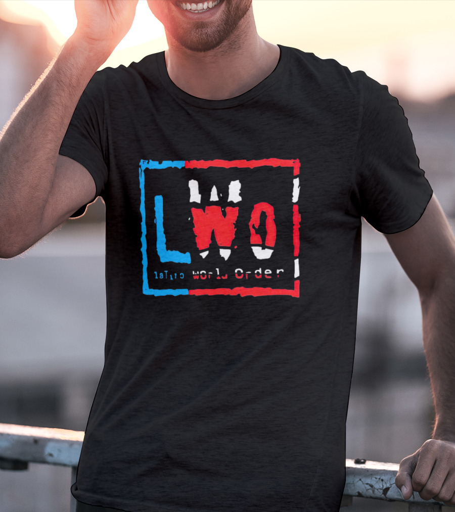 LWO Latino World Order Red White Blue Iconic T-Shirt