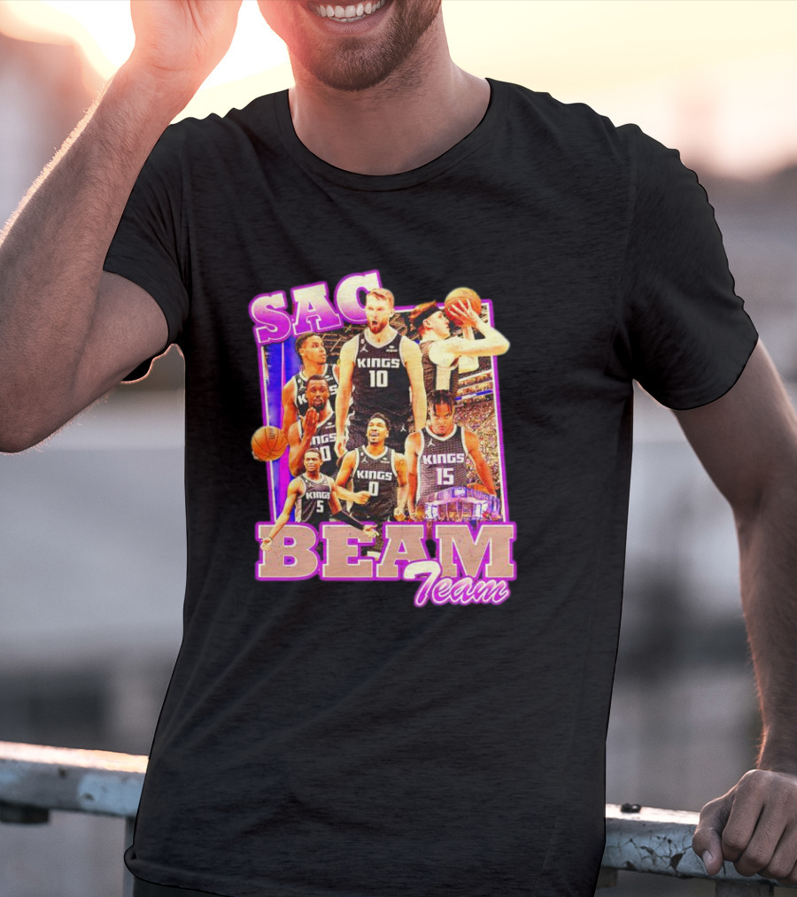 Sacramento Kings Sac Beam Team Basketball Players T-Shirt