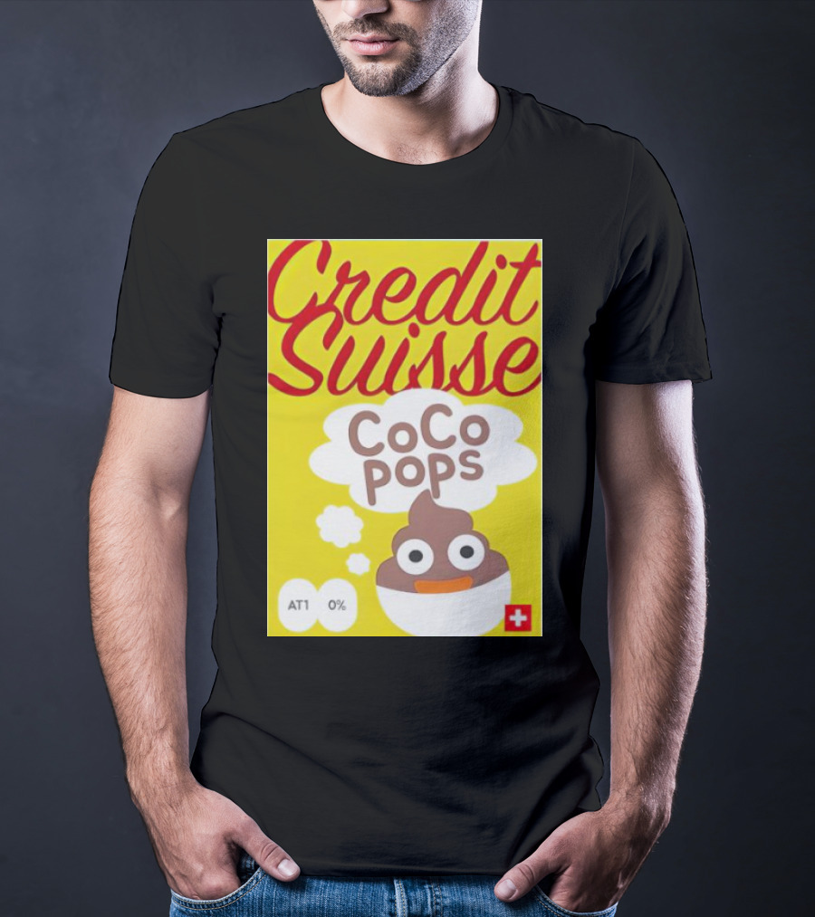 Credit Suisse CoCo Pops Parody Box AT1 0% T-Shirt