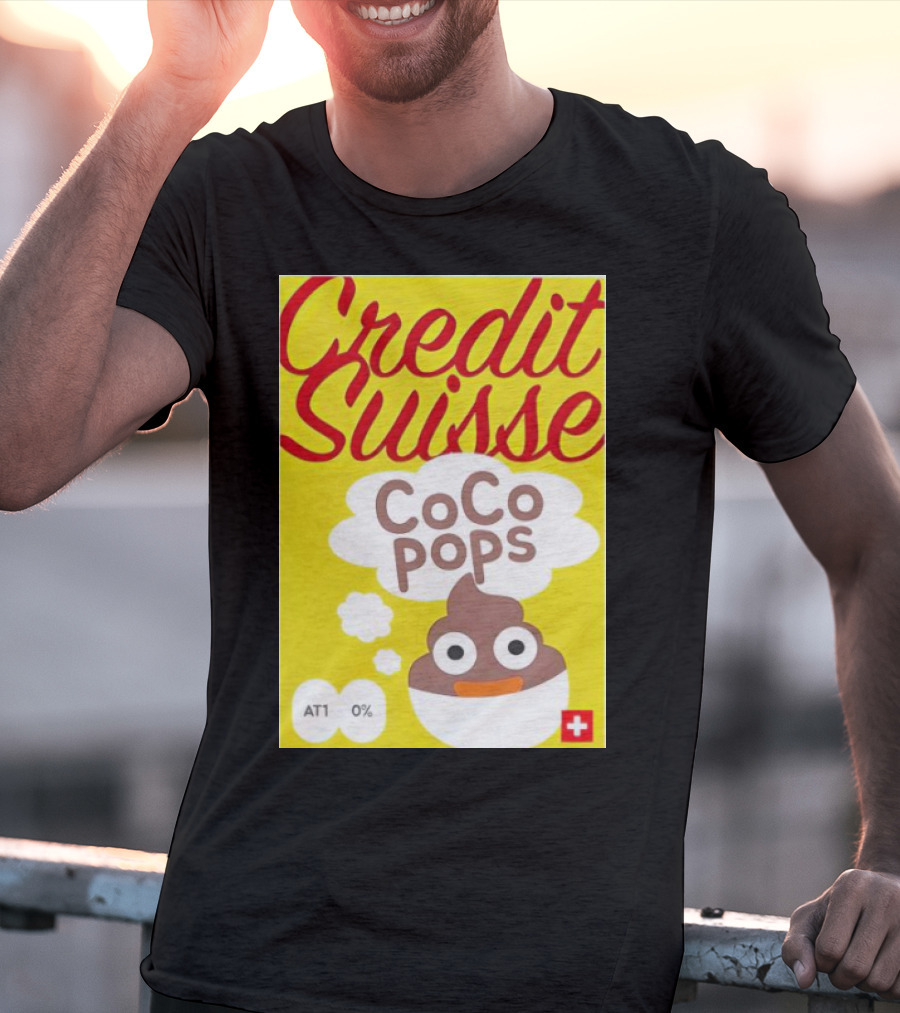 Credit Suisse CoCo Pops Parody Box AT1 0% T-Shirt