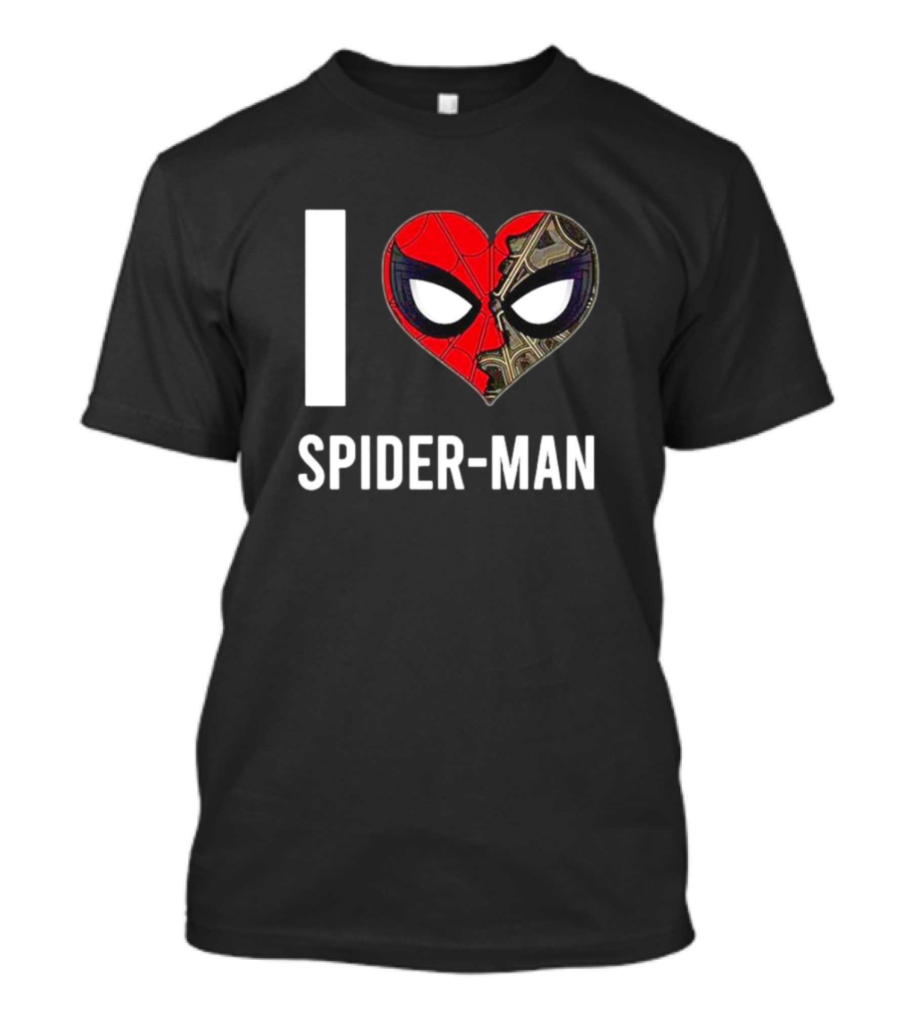 I Heart Spider-Man With Mask T-Shirt