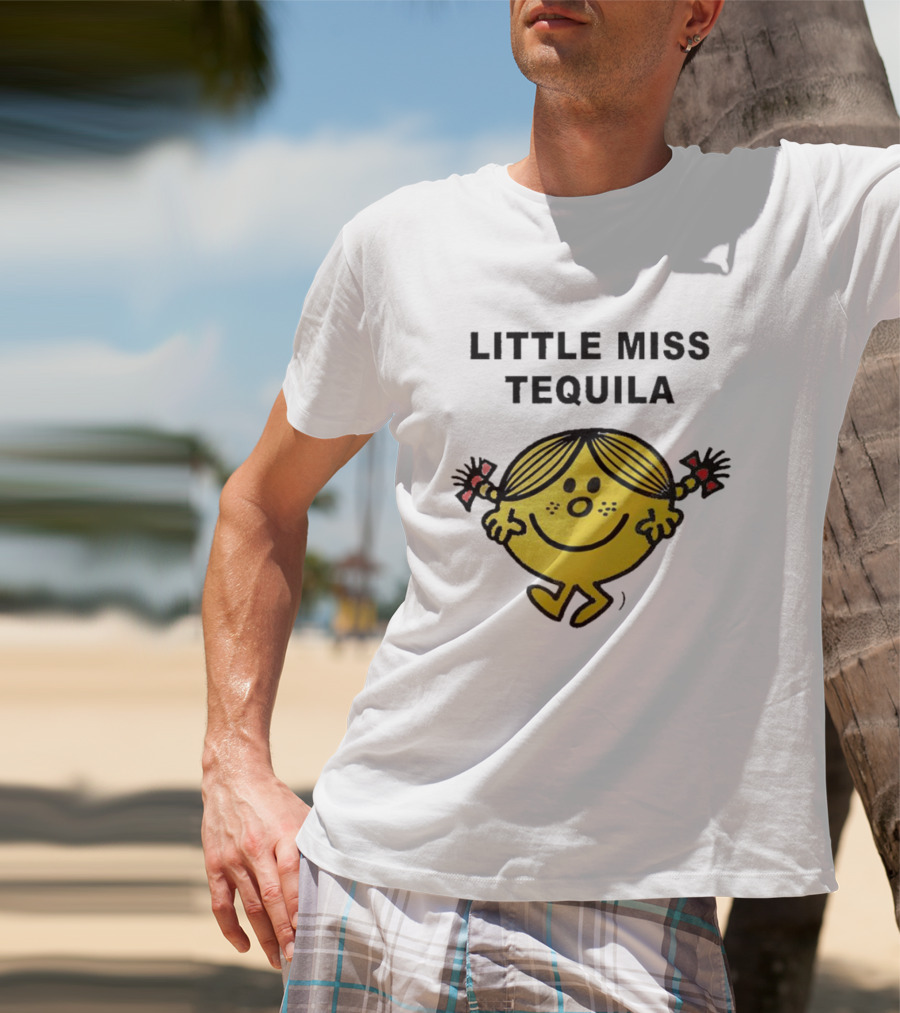Little Miss Tequila Fun Character T-Shirt