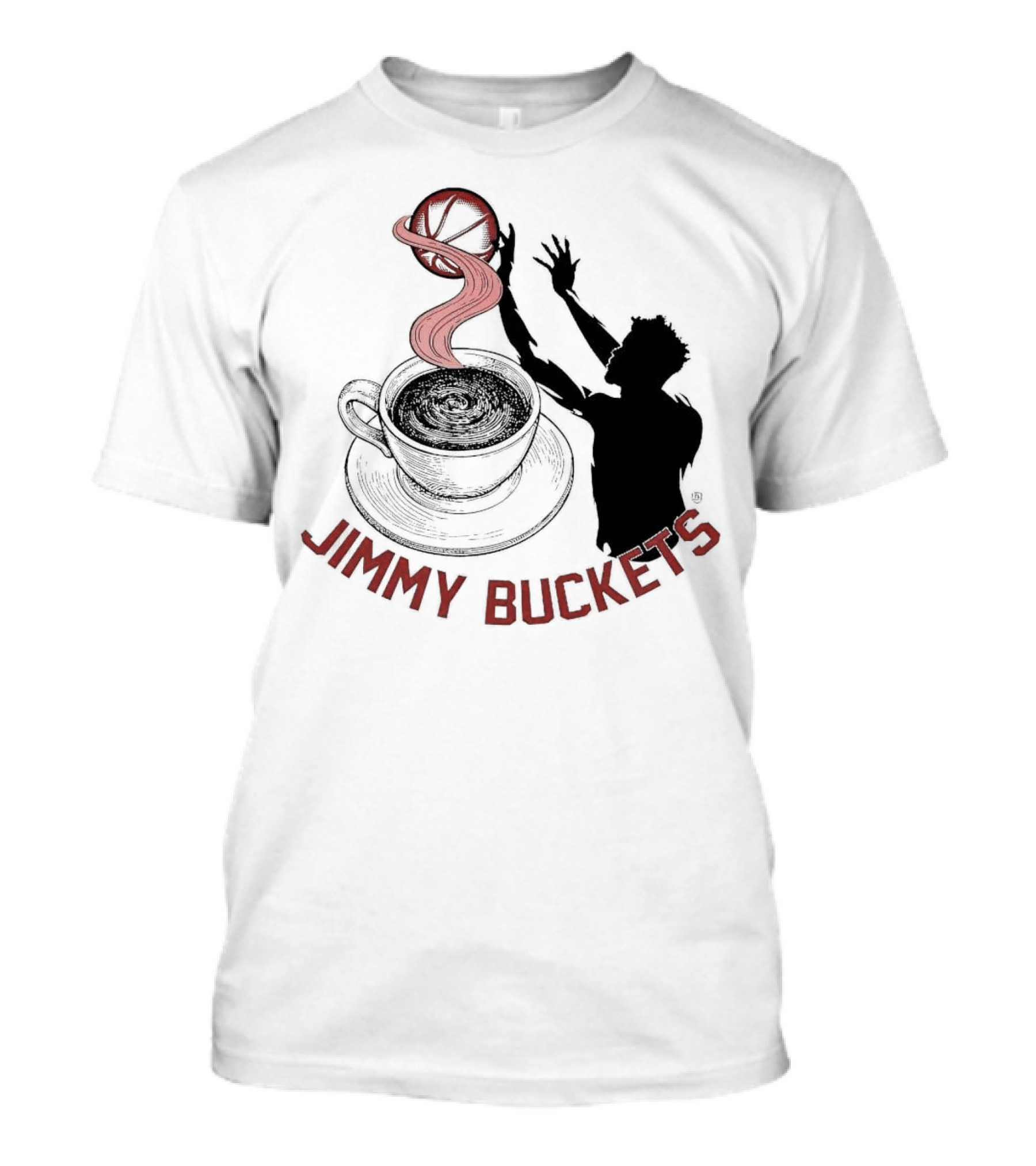 Miami Heat Jimmy Buckets Coffee Basketball T-Shirt