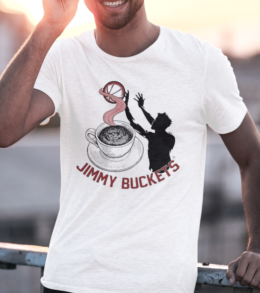 Miami Heat Jimmy Buckets Coffee Basketball T-Shirt