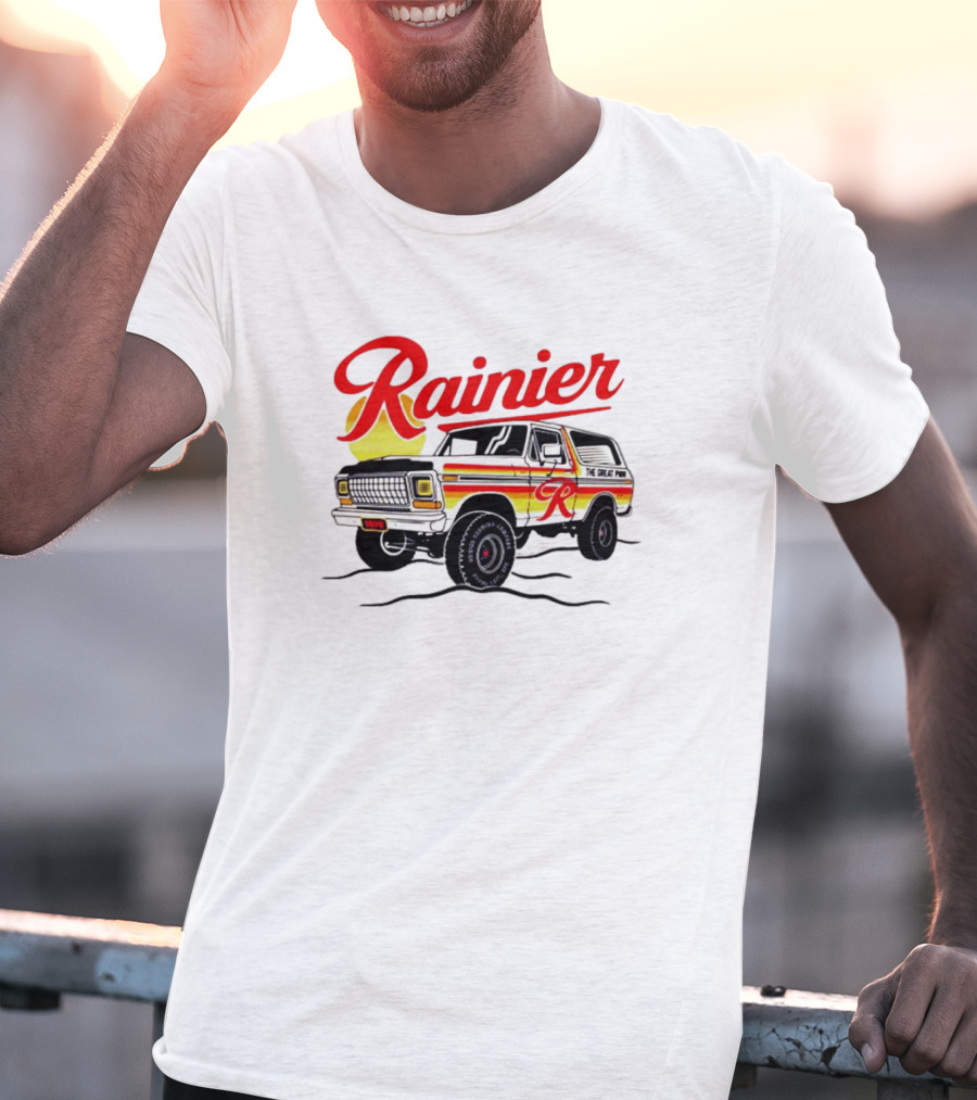 Rainier Beer Vintage Truck Adventure T-Shirt