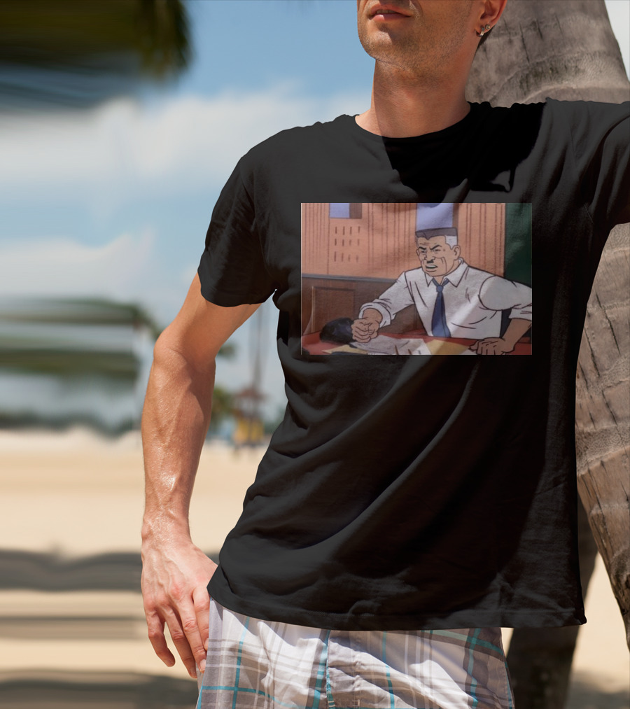 Strange Man Comic Editor Classic Scene T-Shirt