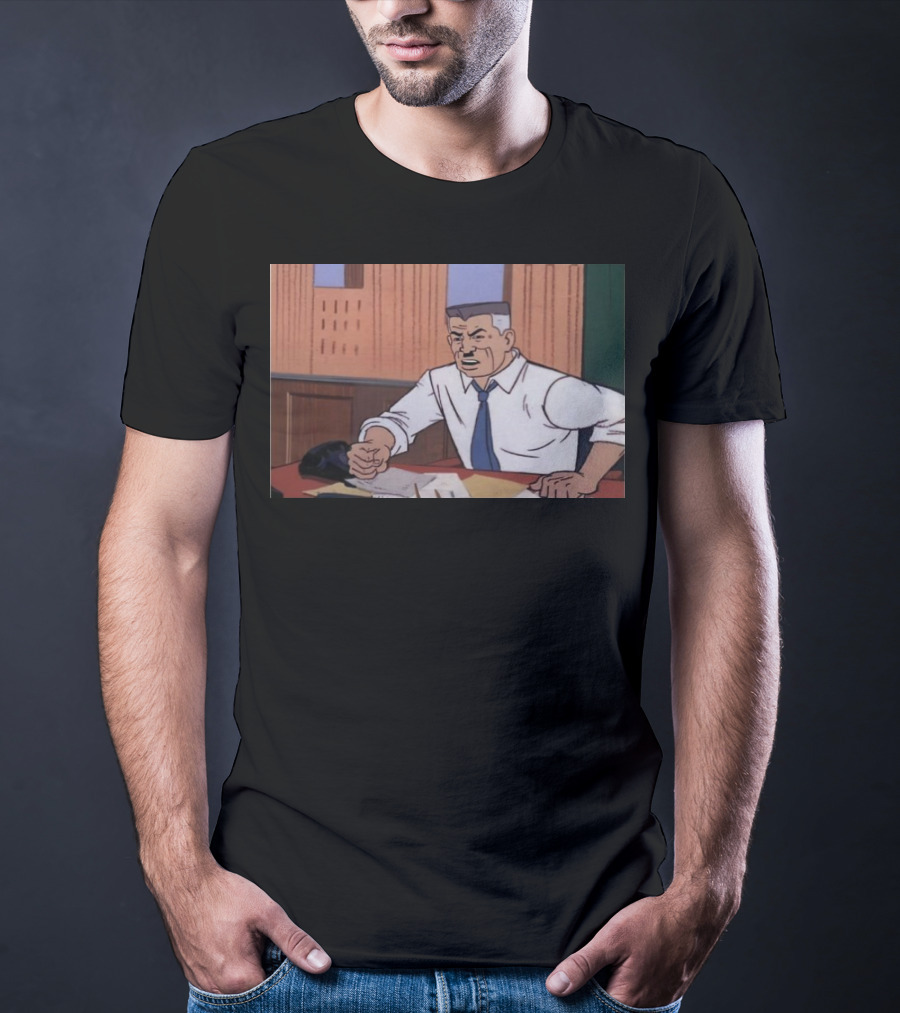 Strange Man Comic Editor Classic Scene T-Shirt