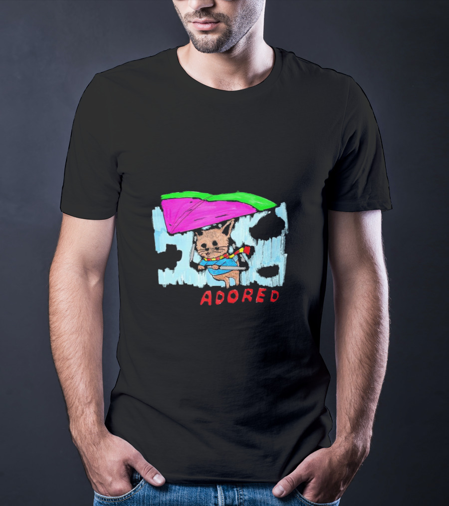 I'm Only In The Mood To Be Adored Cat With Kite And Scarf T-Shirt