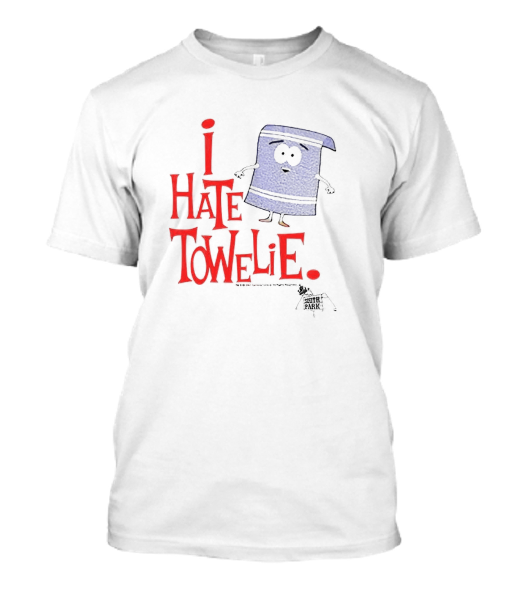 I Hate Towelie South Park Character Reference T-Shirt