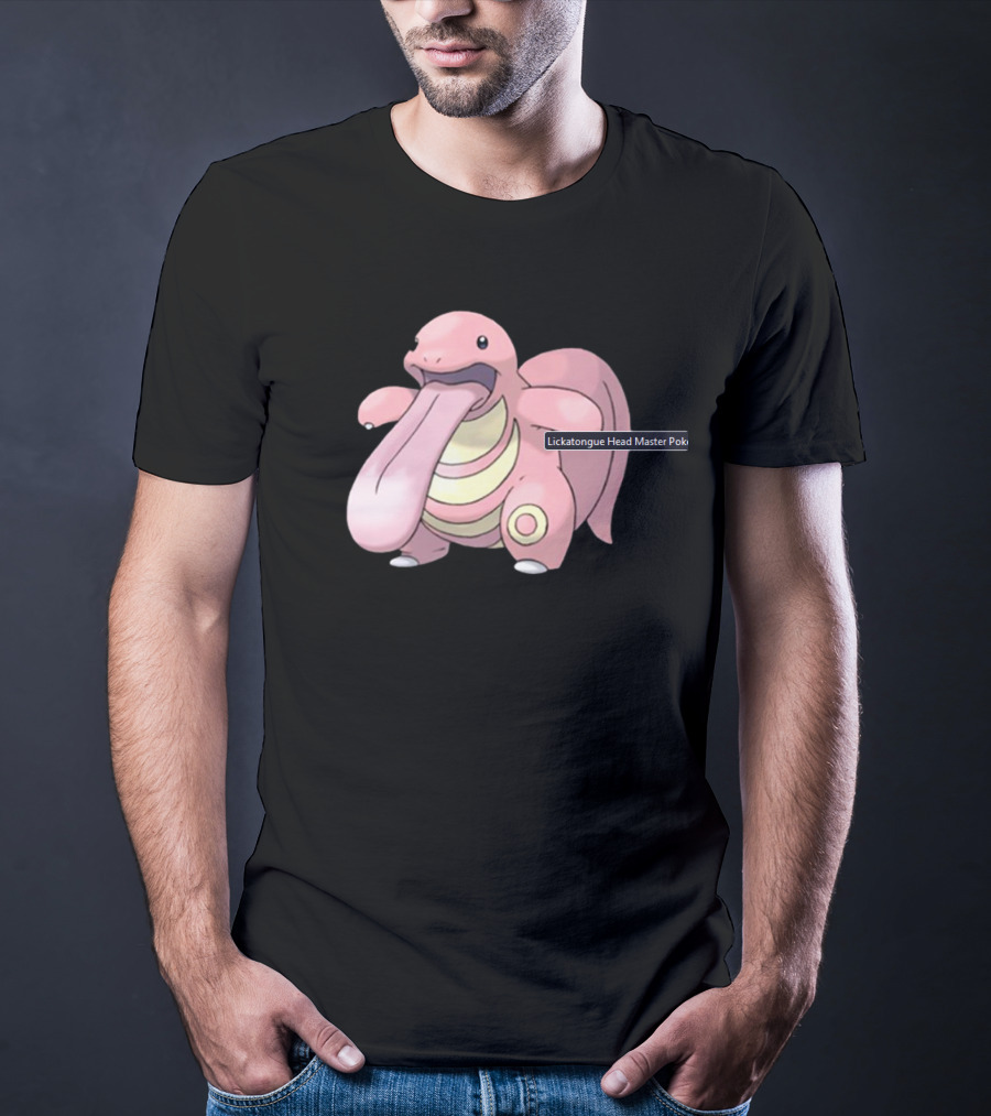 Lickatongue Head Master Pokemon Character Image T-Shirt