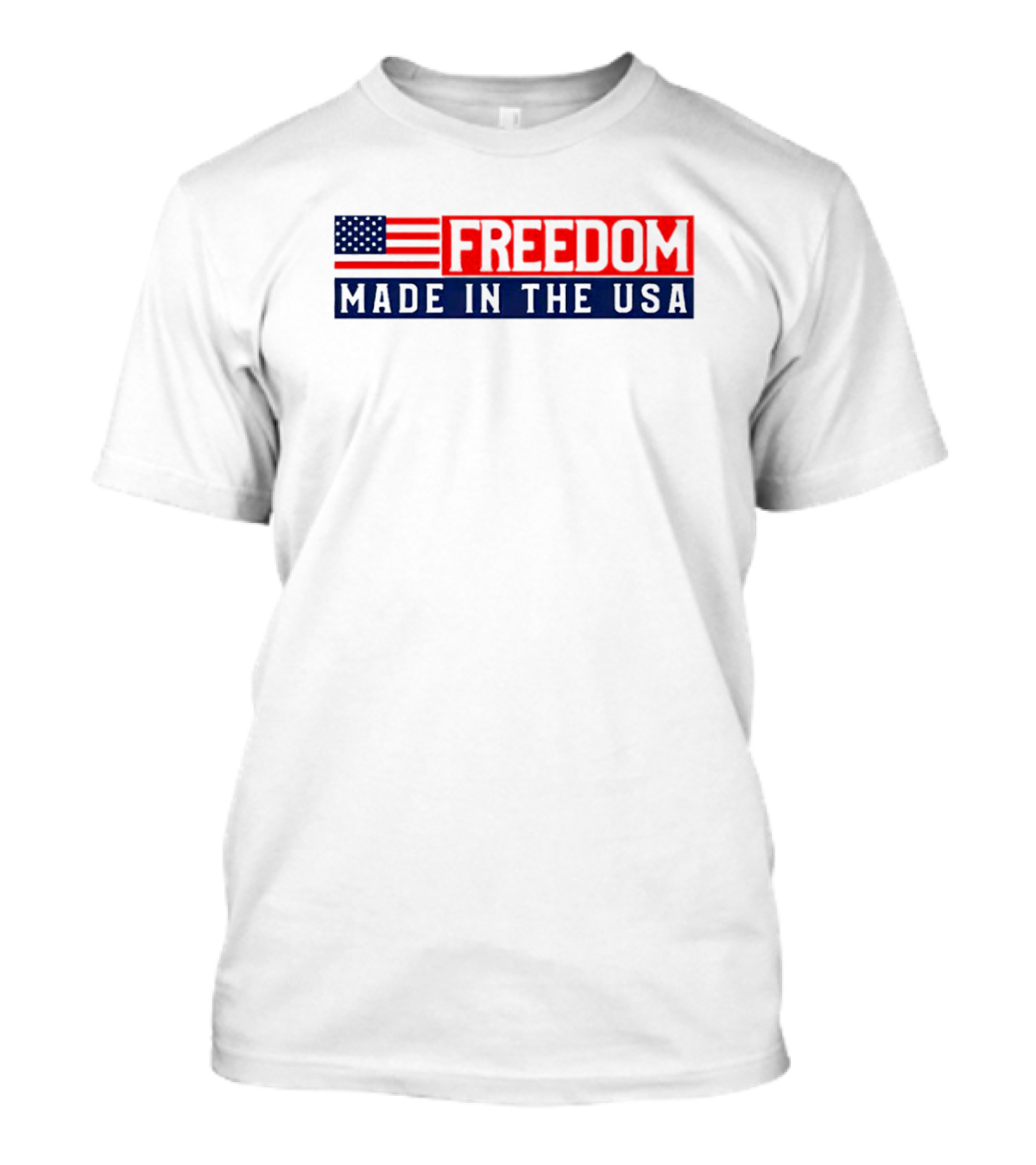 FREEDOM MADE IN THE USA American Flag T-Shirt