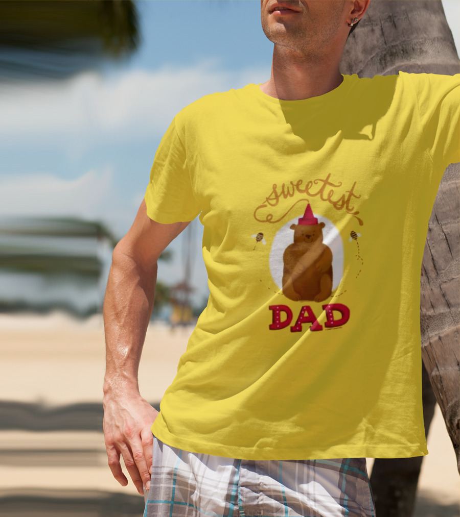 Sweetest Dad Bear Fathers Day T-Shirt