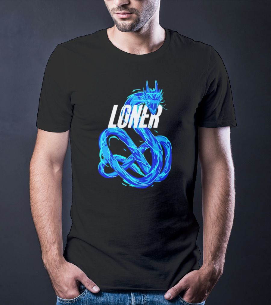 Loner Blue Dragon T-Shirt