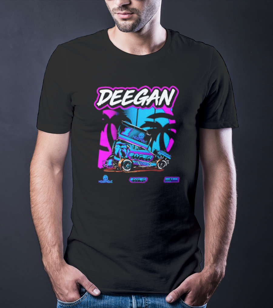 Deegan Hyper Racing Metric Cycles Heatwave Racing Sprint Car T-Shirt