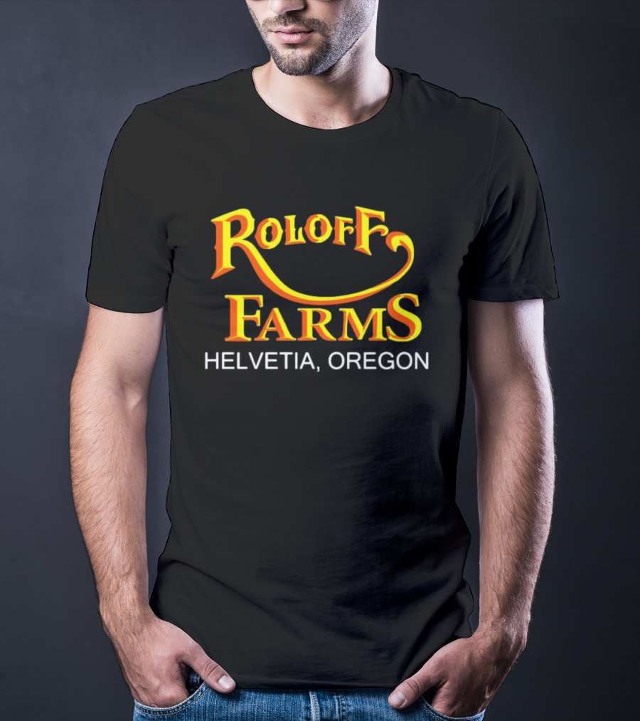Roloff Farms Helvetia Oregon Bold Orange T-Shirt