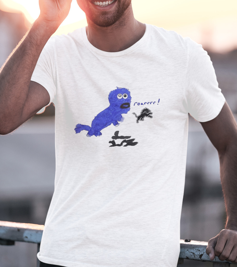 Sam Laporta Roarrrr Detroit Lions T-Shirt