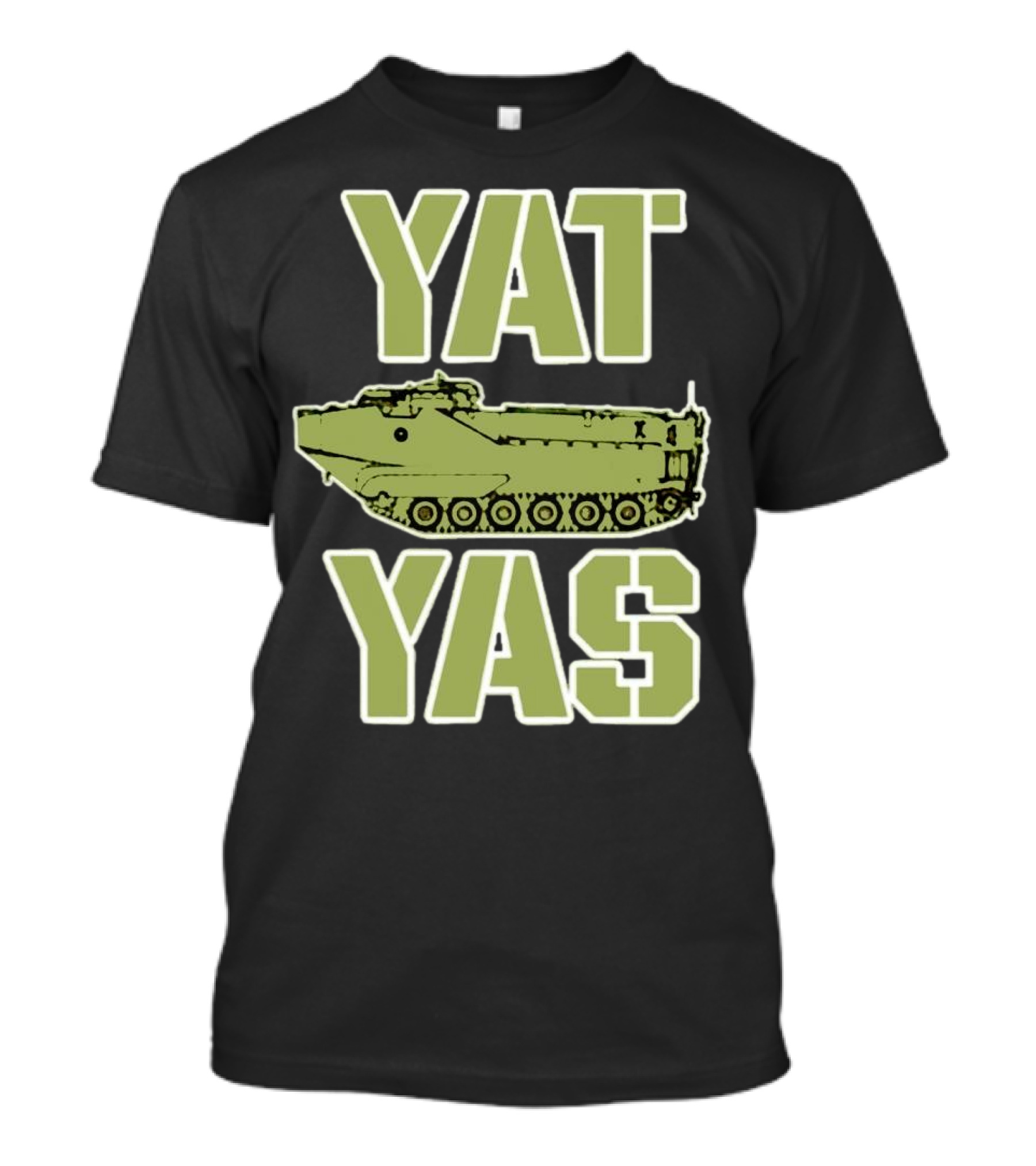 YAT YAS Amphibious Assault Vehicle Text T-Shirt