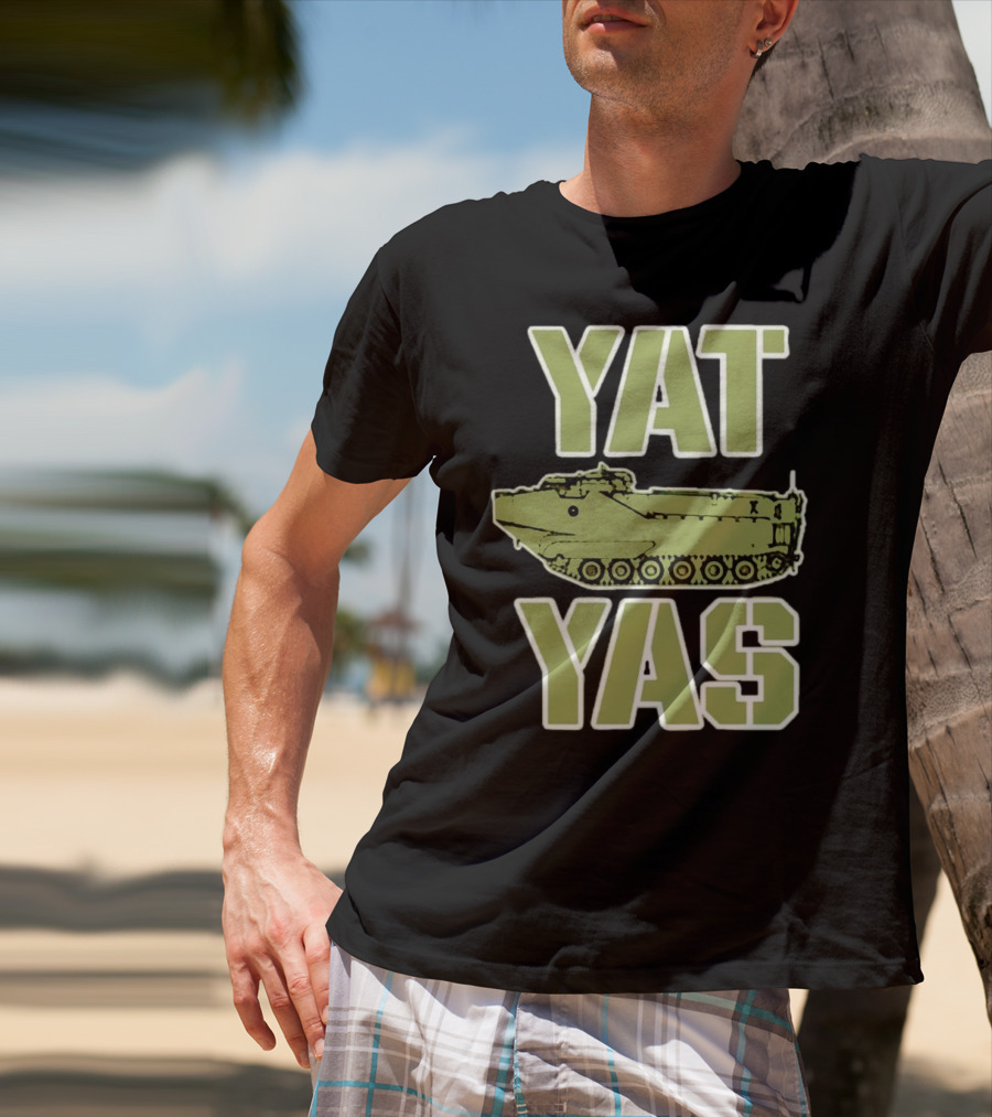 YAT YAS Amphibious Assault Vehicle Text T-Shirt