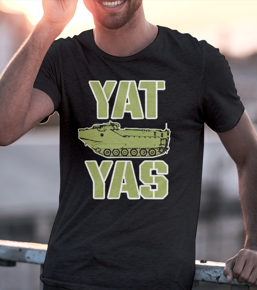 YAT YAS Amphibious Assault Vehicle Text T-Shirt