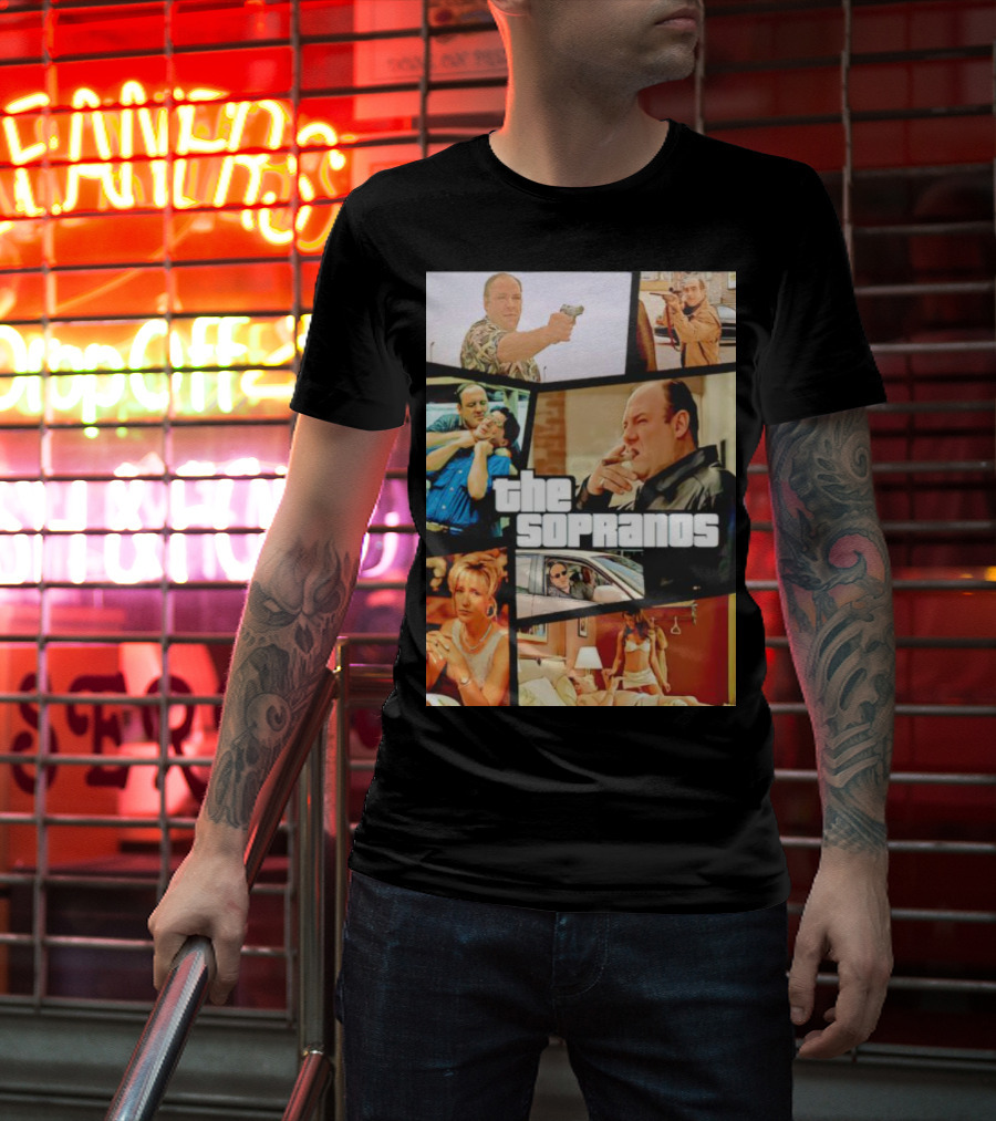 The Sopranos Crime Drama Montage T-Shirt