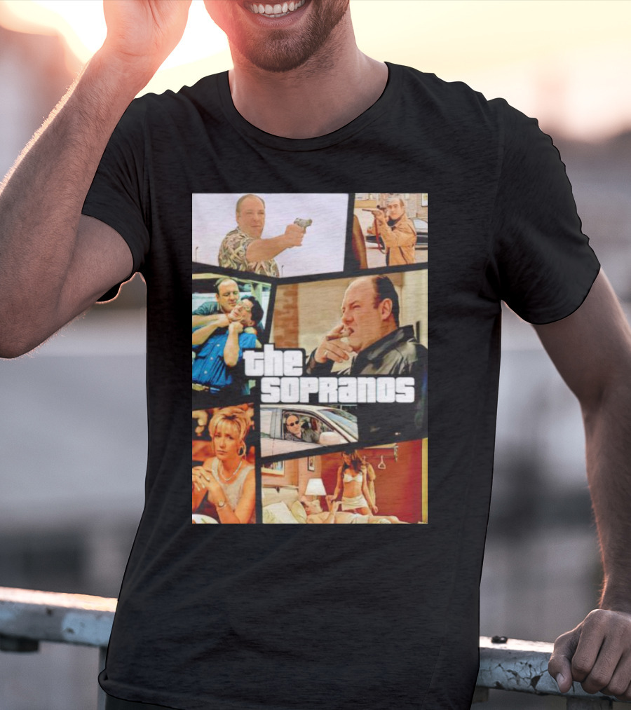 The Sopranos Crime Drama Montage T-Shirt