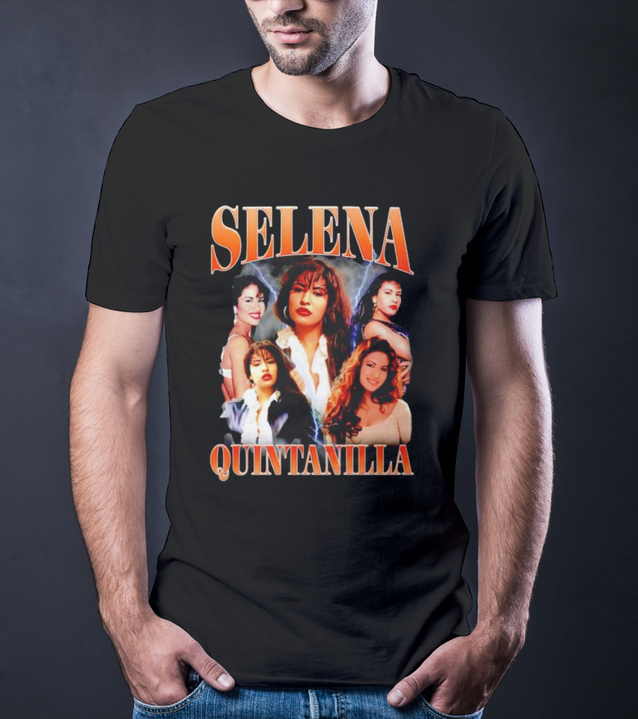 Selena Quintanilla Vintage Iconic Collage T-Shirt