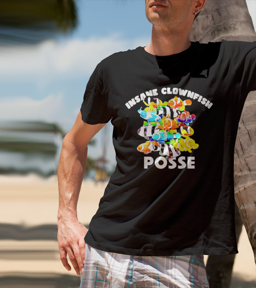 Insane Clownfish Posse Colorful Group T-Shirt