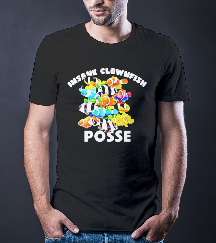 Insane Clownfish Posse Colorful Group T-Shirt