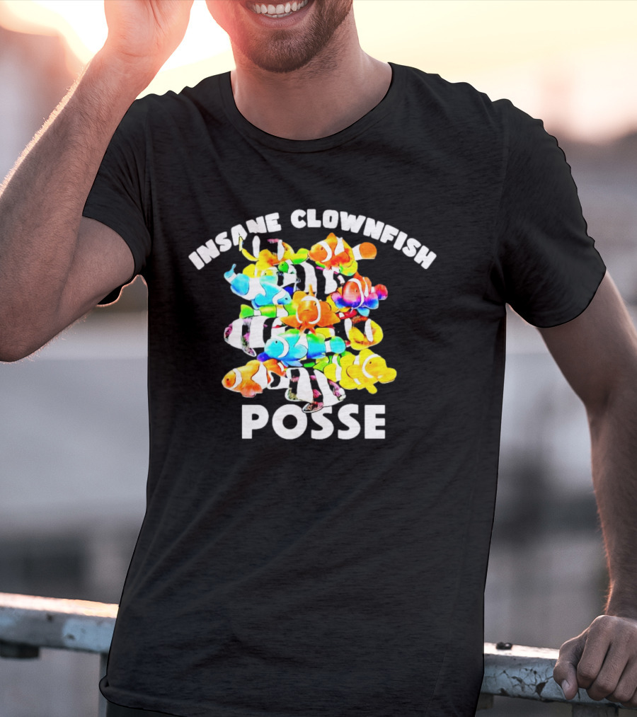 Insane Clownfish Posse Colorful Group T-Shirt