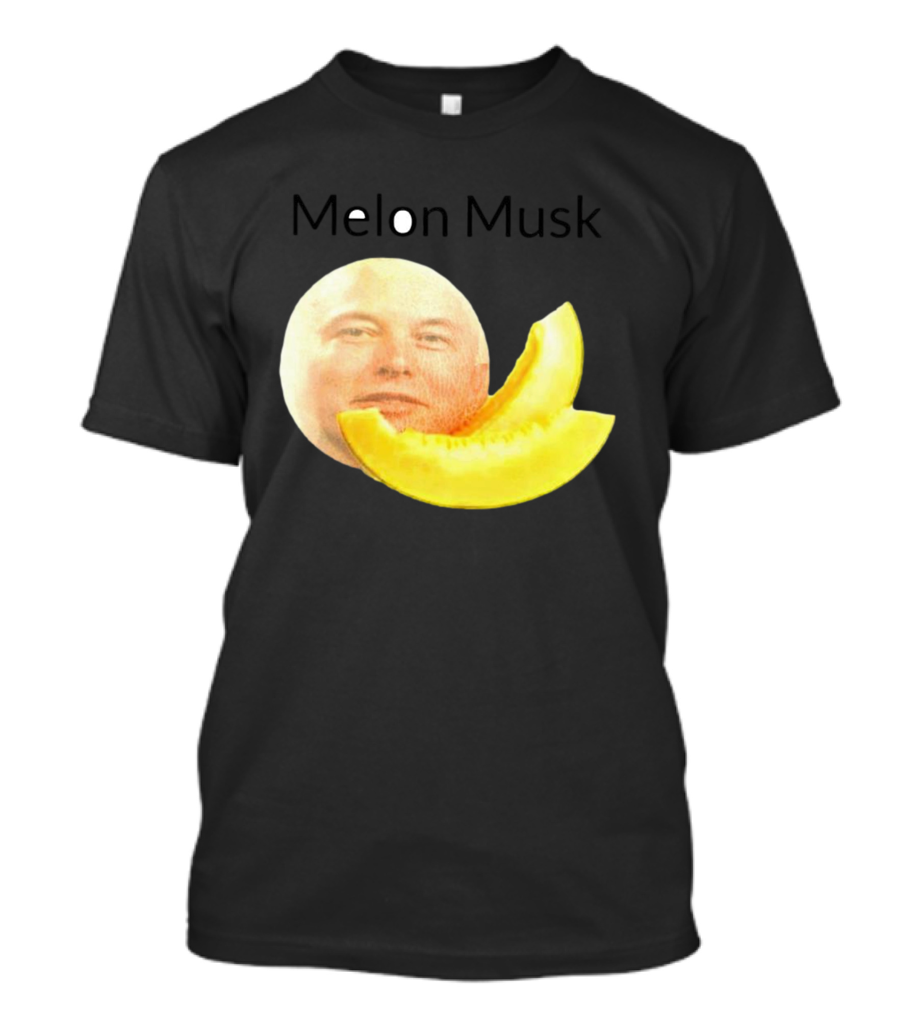 Melon Musk Canary Musk Face With Melon Slice T-Shirt
