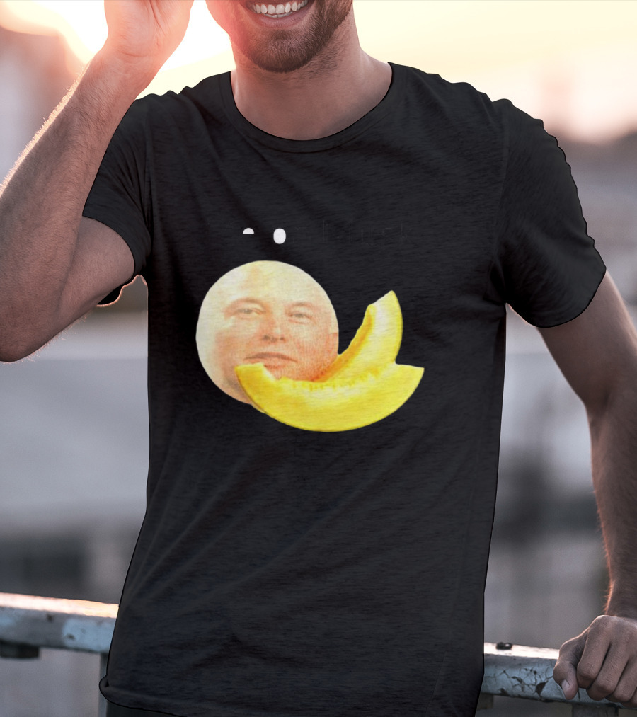 Melon Musk Canary Musk Face With Melon Slice T-Shirt