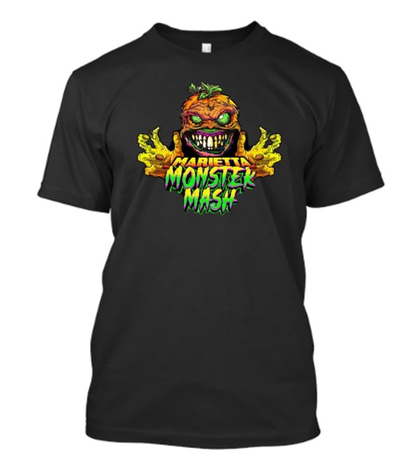 Marietta Monster Mash Pumpkin Seed Halloween T-Shirt