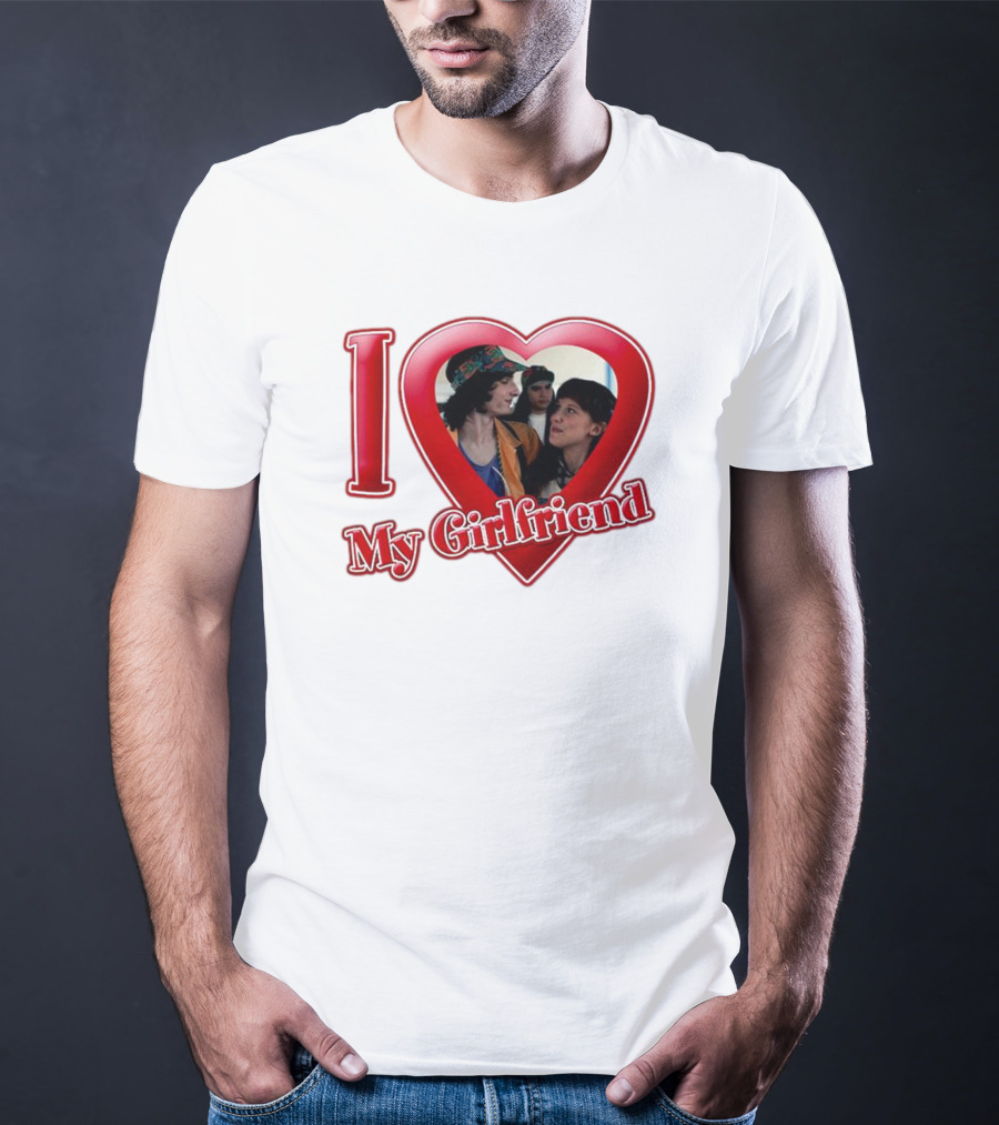 Mike Wheeler I Love My Girlfriend Heart Image T-Shirt