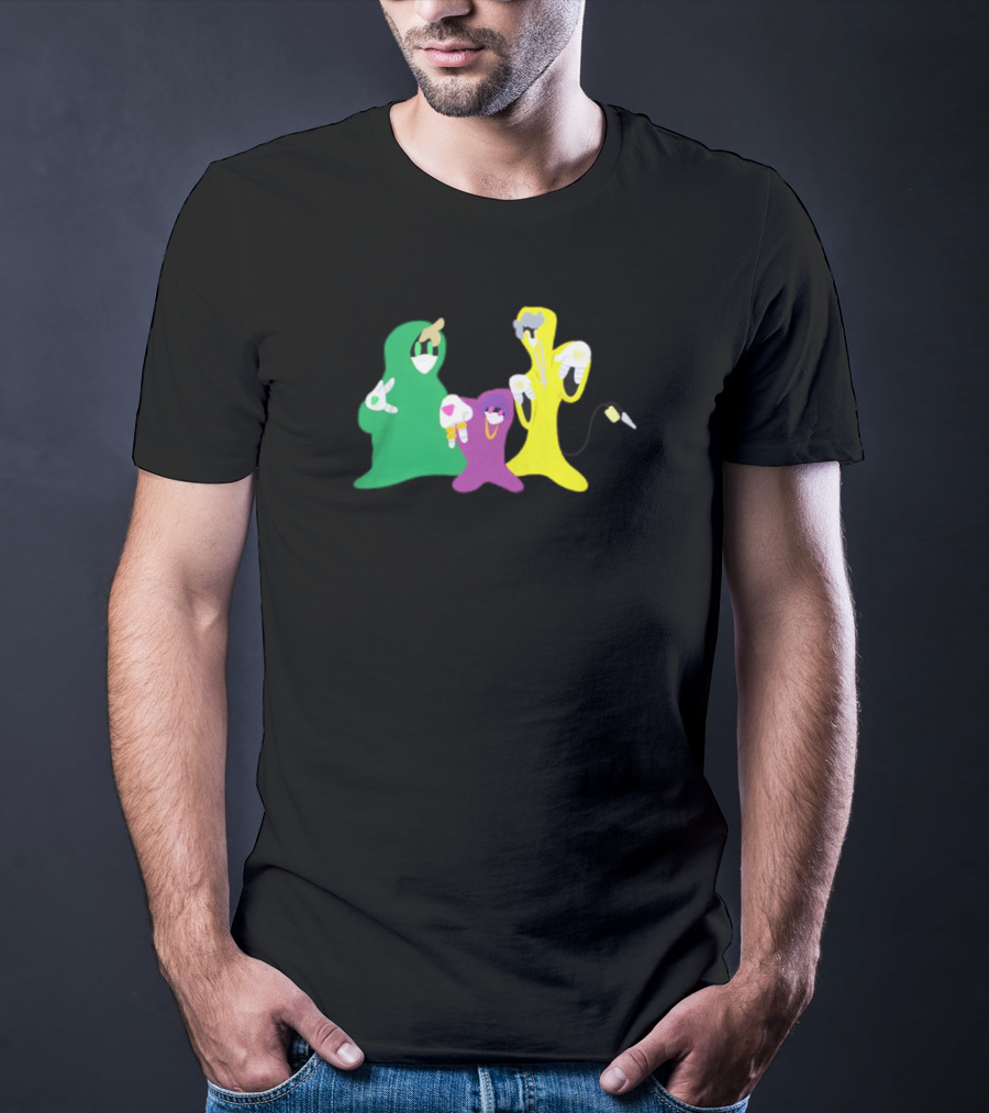 Shadow Wizard Money Gang Colorful Ghosts With Microphones And Spells T-Shirt