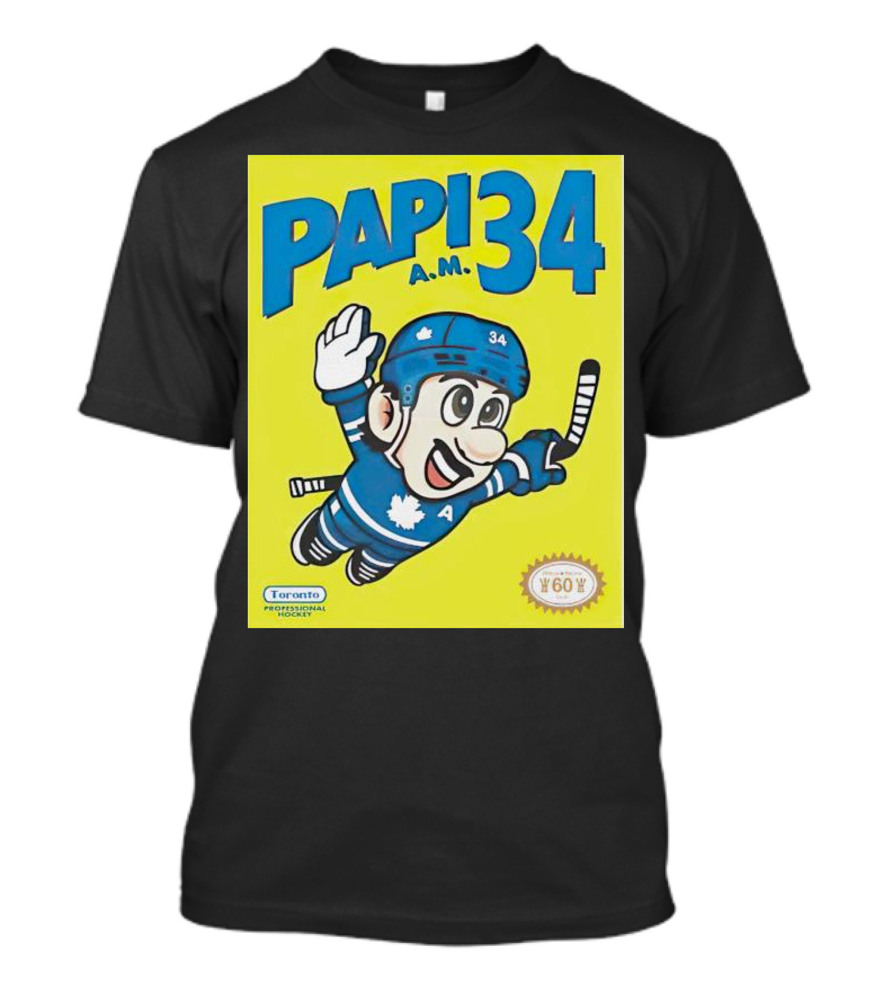 Toronto Maple Leafs Papi 34 A.M. Hockey Toronto Professional Hockey T-Shirt