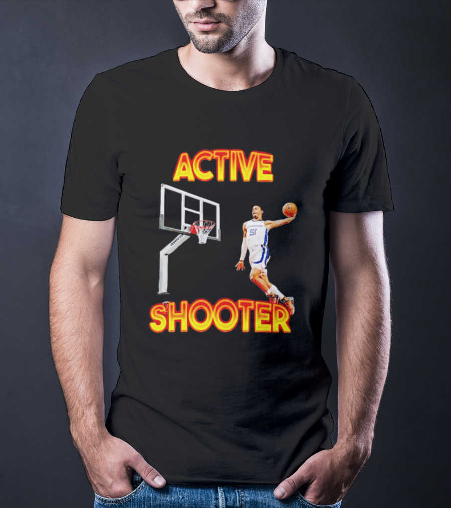 ACTIVE SHOOTER Basketball Dunk Player 51 T-Shirt