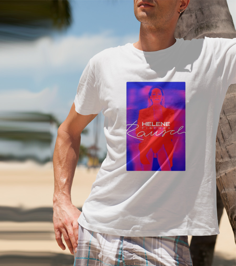 Helene Fischer Rausch Neon Style Bold Visuals T-Shirt