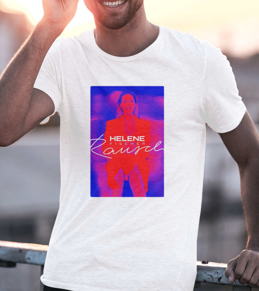 Helene Fischer Rausch Neon Style Bold Visuals T-Shirt