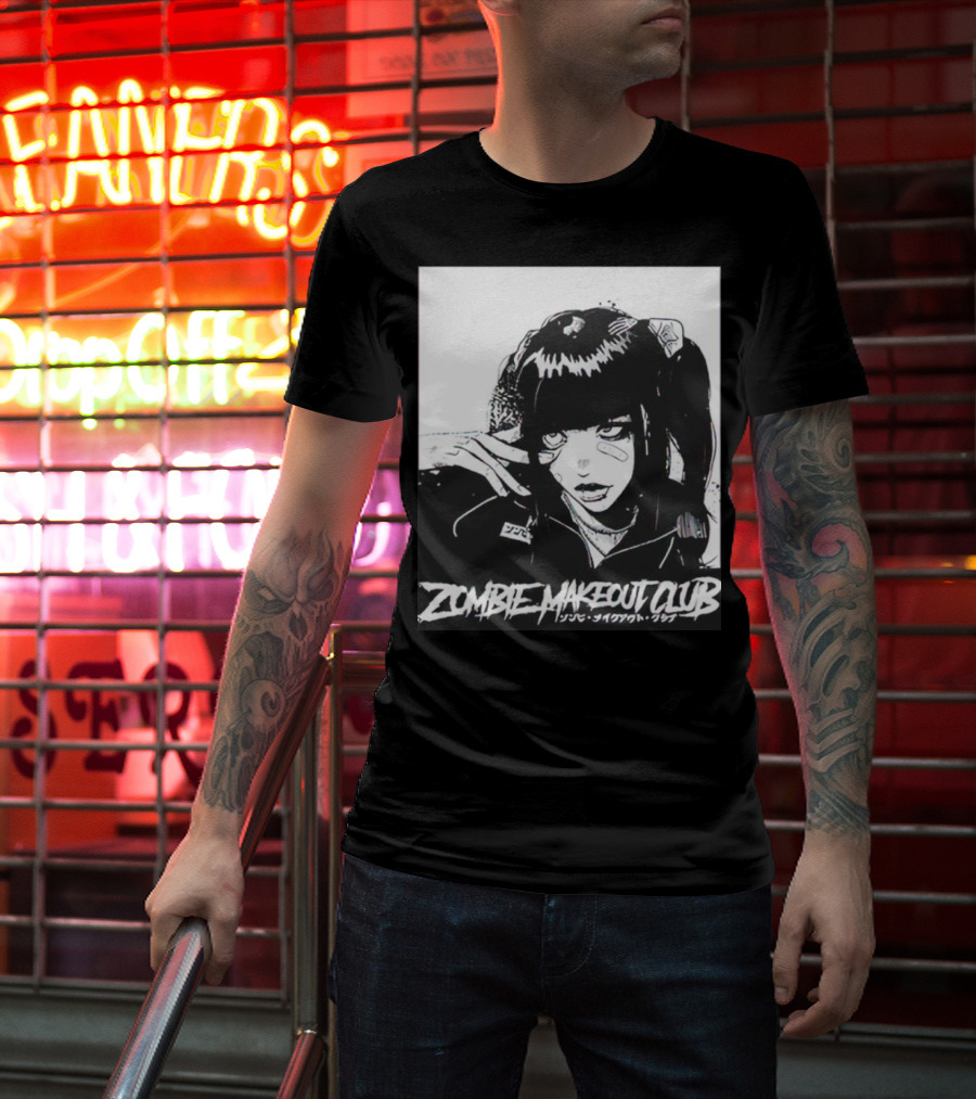 ZOMBIE MAKEOUT CLUB Japanese Style Manga T-Shirt