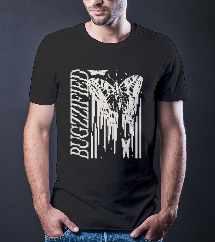 Bugzzified Caitibugzz Butterfly Pixel T-Shirt