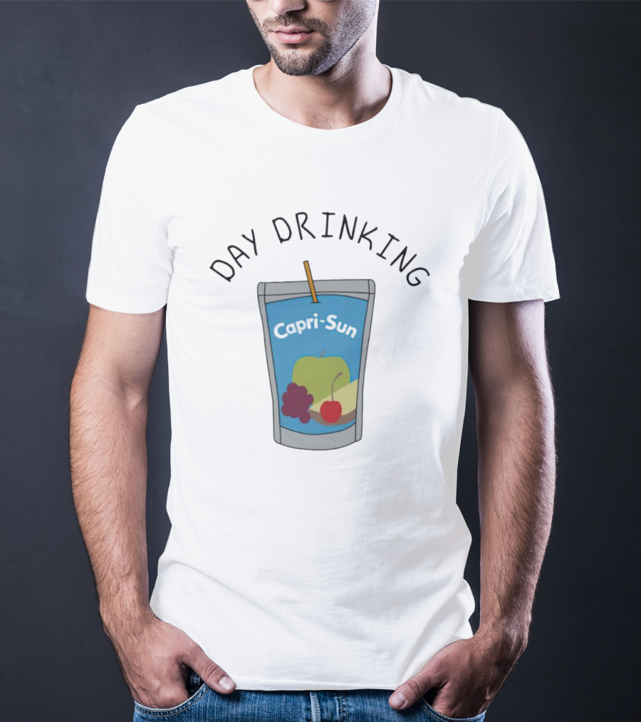 Capri-Sun Day Drinking Funny Fruit Pouch T-Shirt
