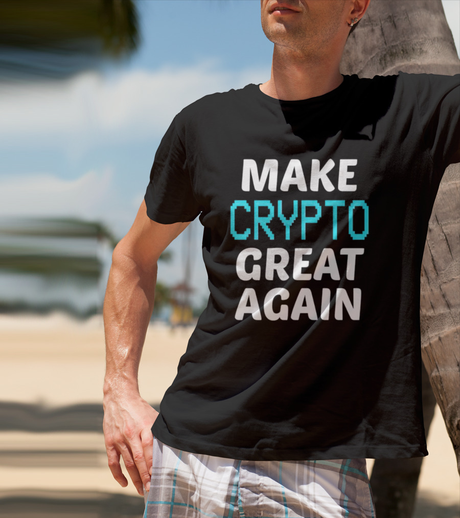 MAKE CRYPTO GREAT AGAIN Retro Pixel T-Shirt