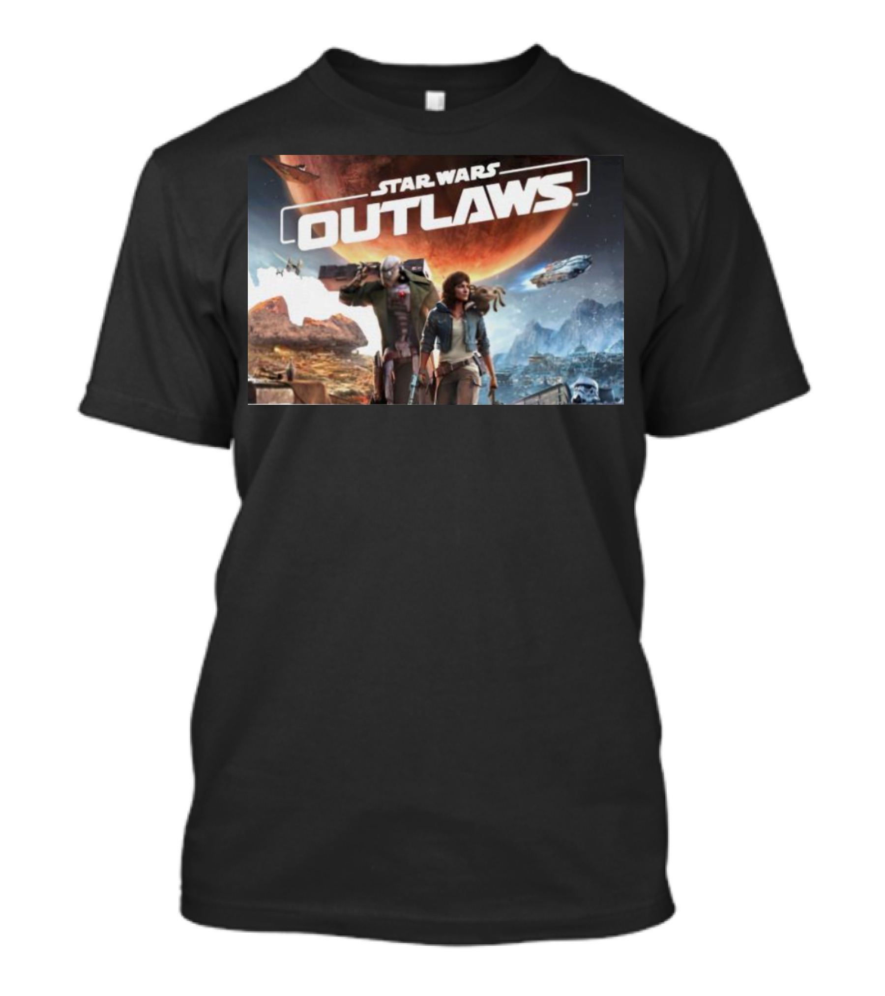 Star Wars Outlaws Adventure In A Galaxy Far Far Away T-Shirt