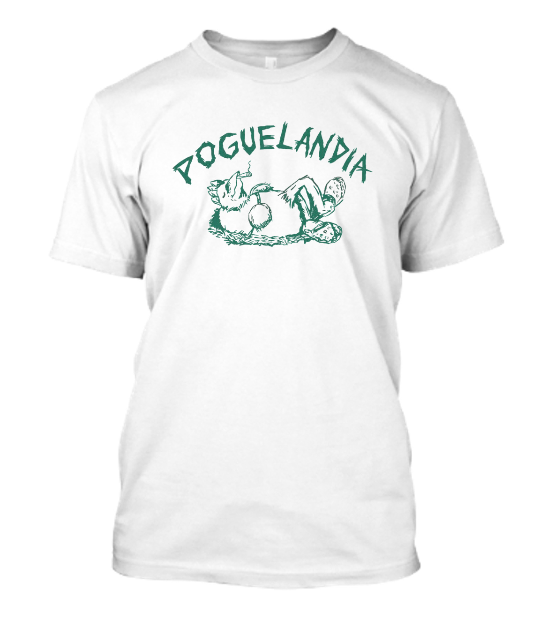 Poguelandia Relaxed Chicken Smoking T-Shirt