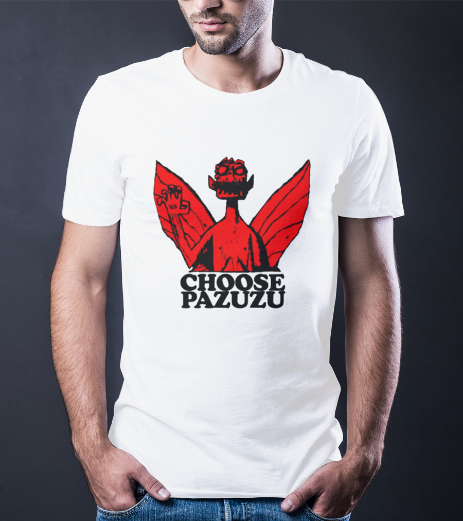 Choose Pazuzu Gorillaz Demon Wings T-Shirt