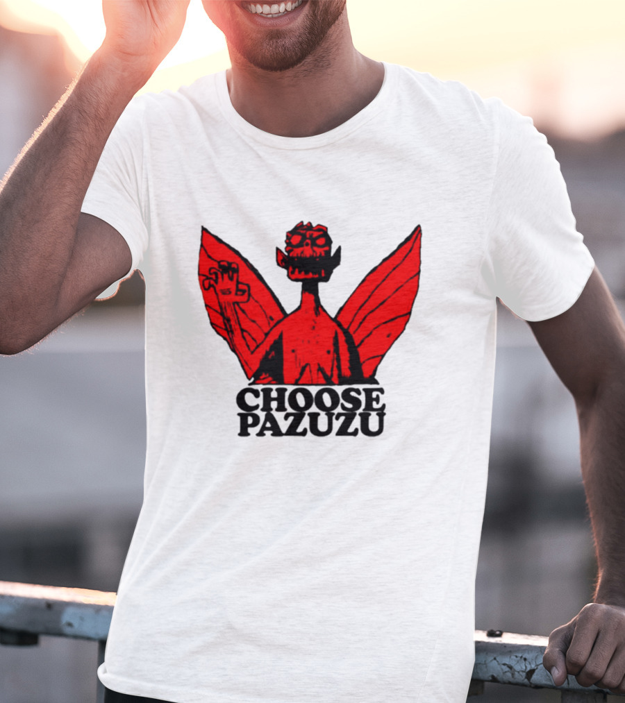 Choose Pazuzu Gorillaz Demon Wings T-Shirt