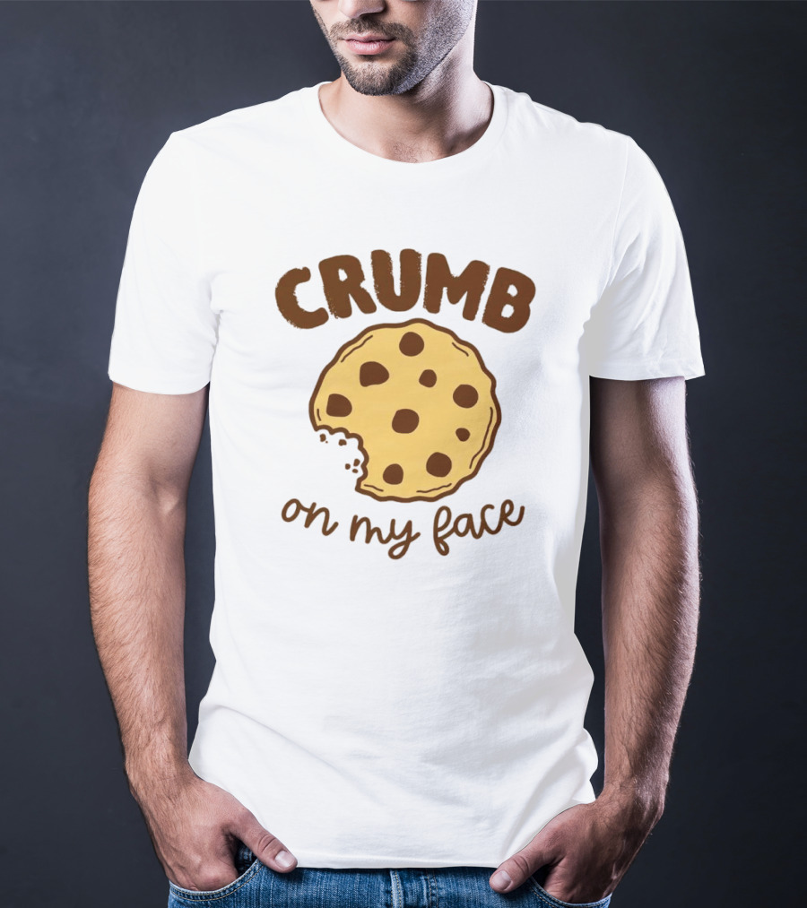 CRUMB Cookie On My Face Chocolate Chip Bite T-Shirt