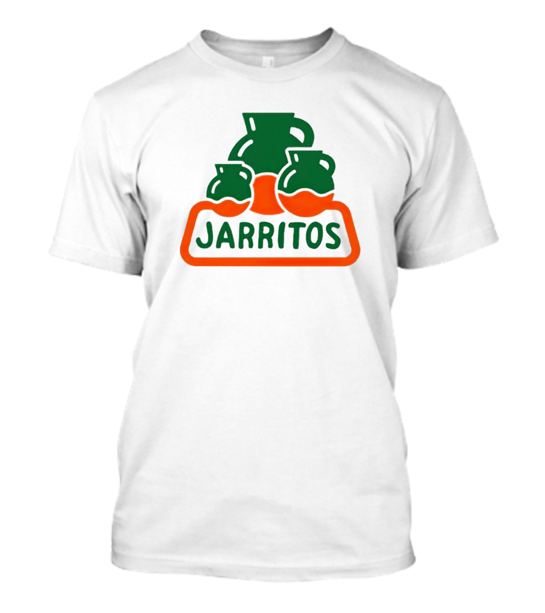 Jarritos Vintage Logo Icon Green Orange T-Shirt